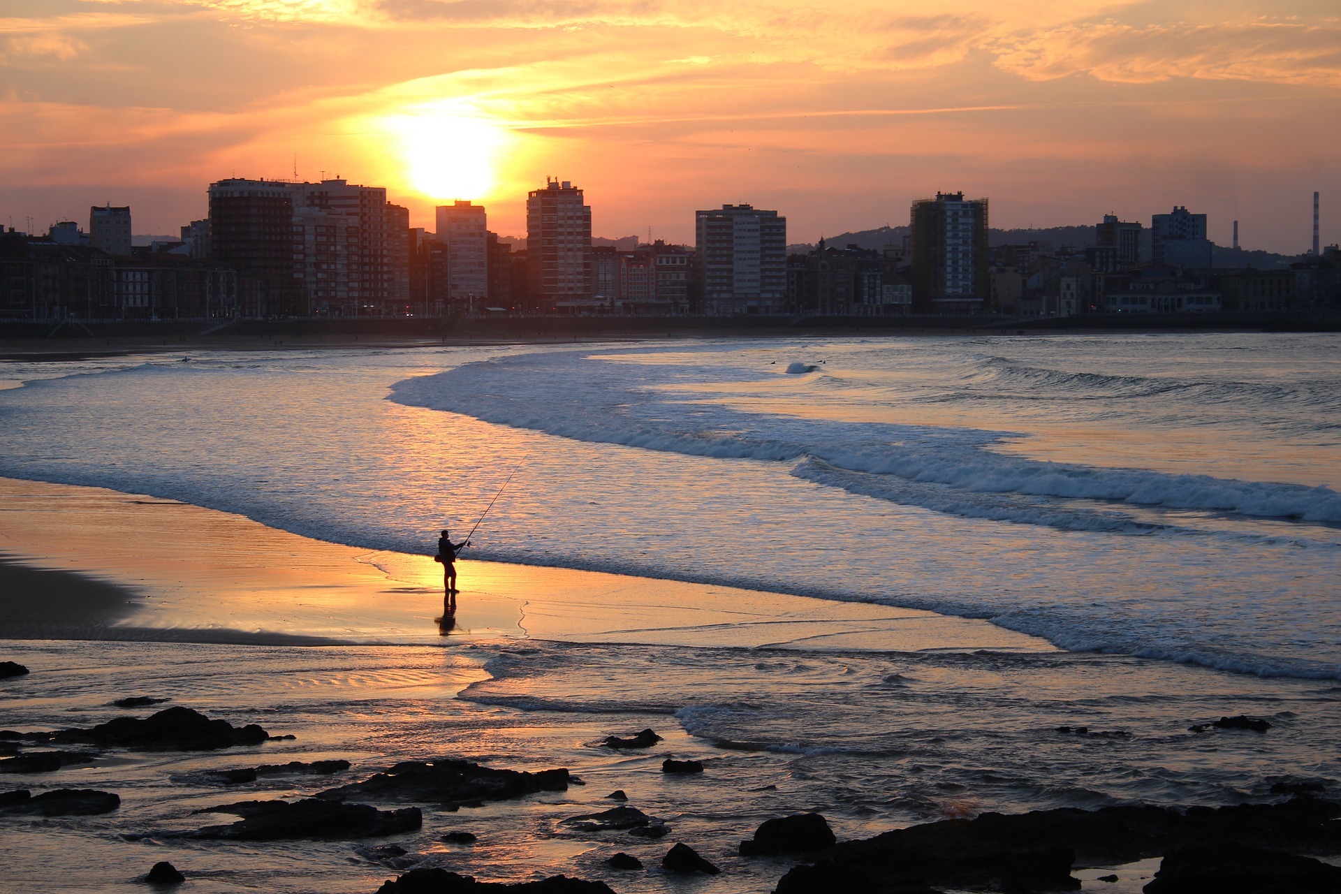 In the Center of Gijón